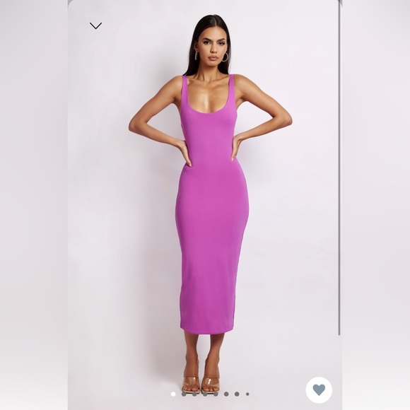 Pink Meshki Midi Dress - Picture 1 of 3